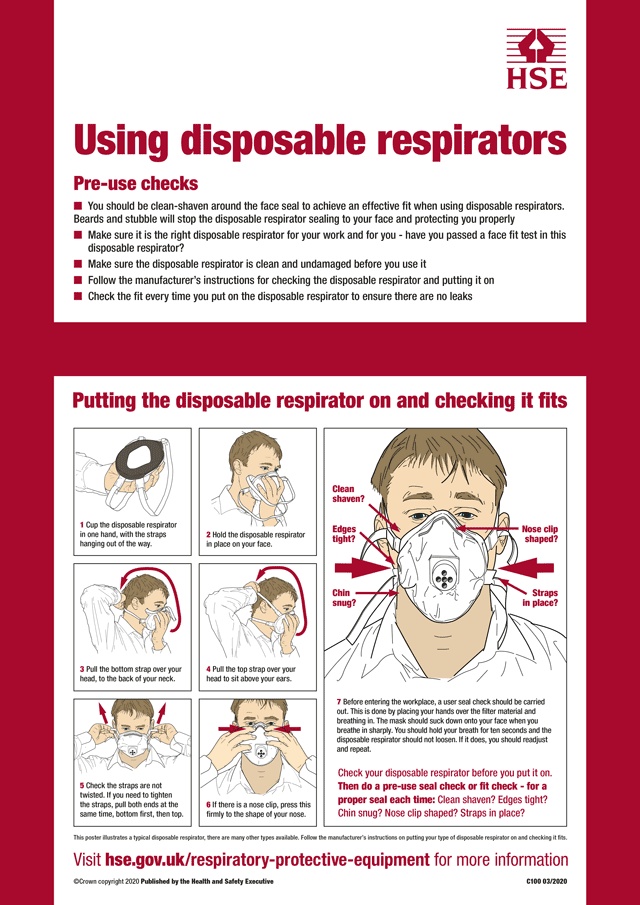 Keep safe – how to fit respirators correctly | Maintenance and Engineering